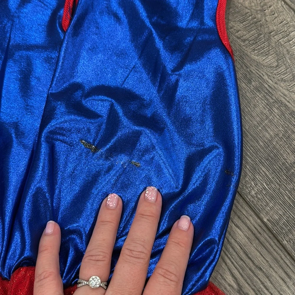 Superhero Kids Costume - Red and Blue 7/8